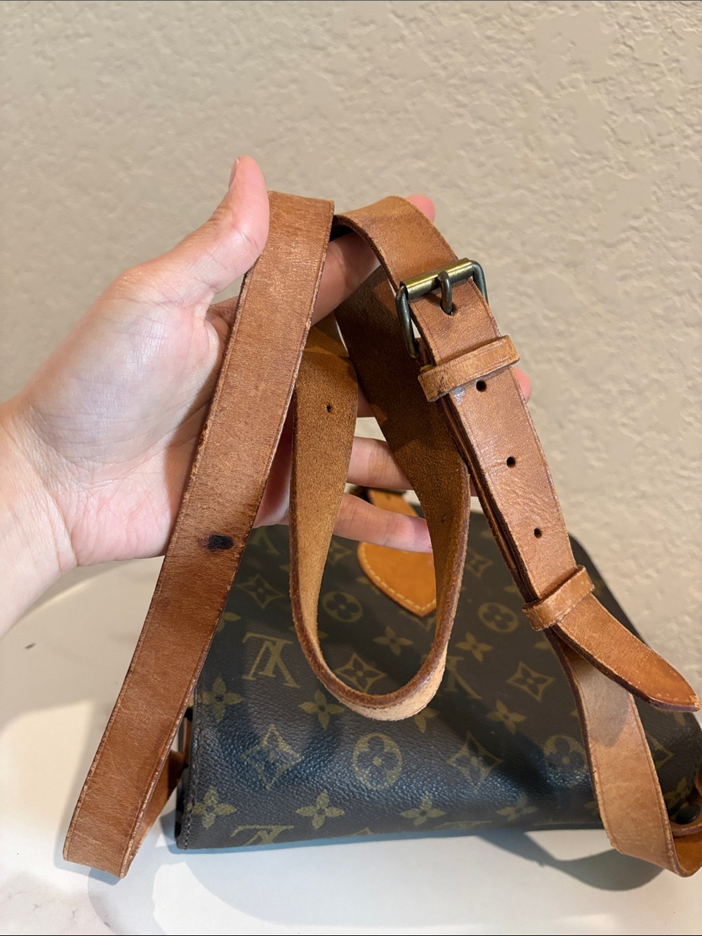 Louis Vuitton 853 MM Shoulder Bag Cartouchiere Brown Monogram LV - Picture 8 of 15